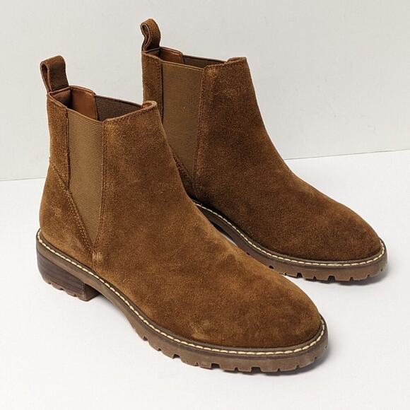 Steve Madden Shoes - Steve Madden Thyra Chelsea Boots, Chestnut Suede, Women's 7